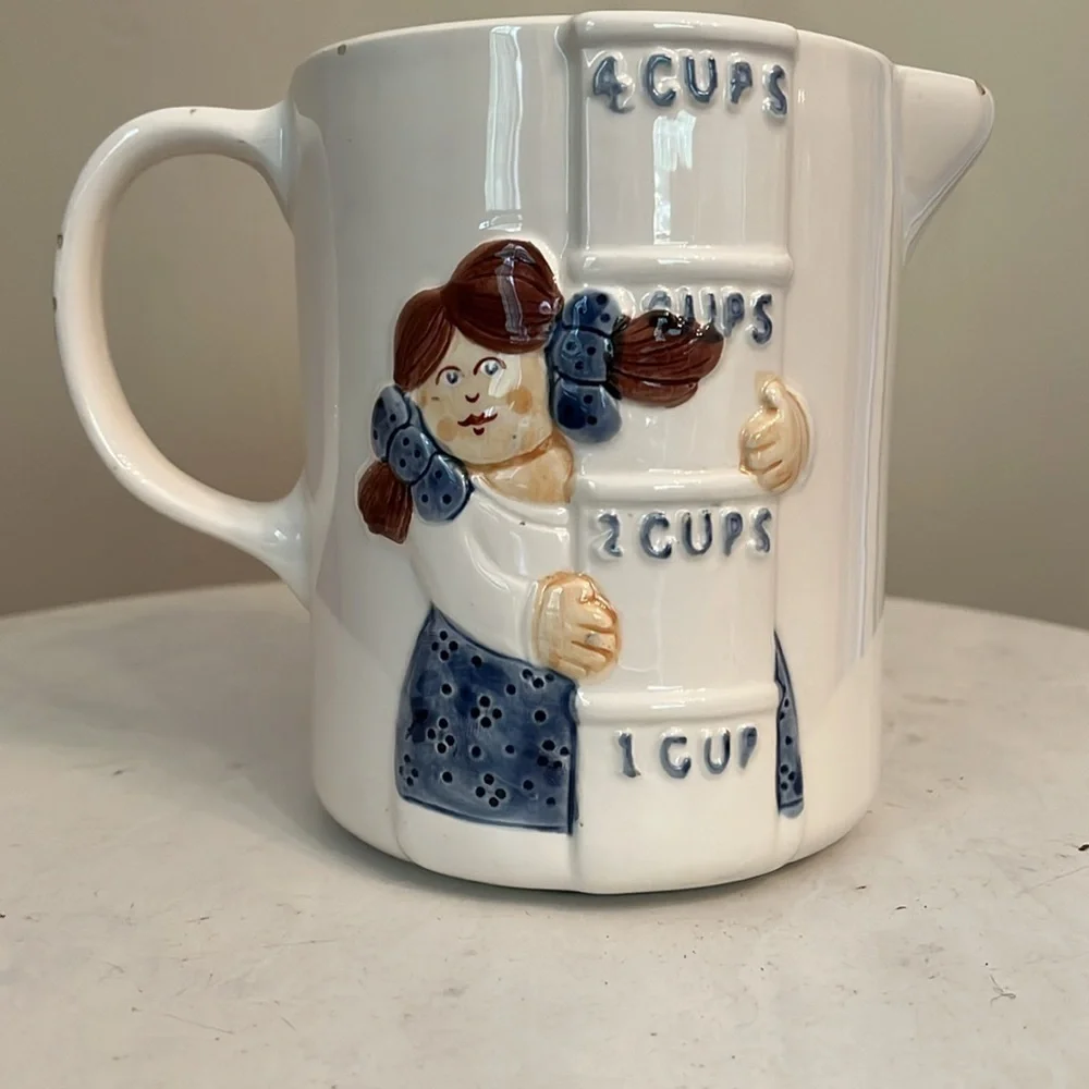 Vintage Les Artisans Sigma Towle Measuring Cup Display Piece Pitcher